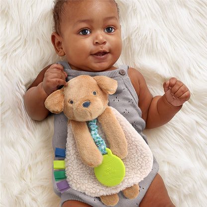 Itzy Lovey™ Plush And Teether Toy - Puppy - Twinkle Twinkle Little One