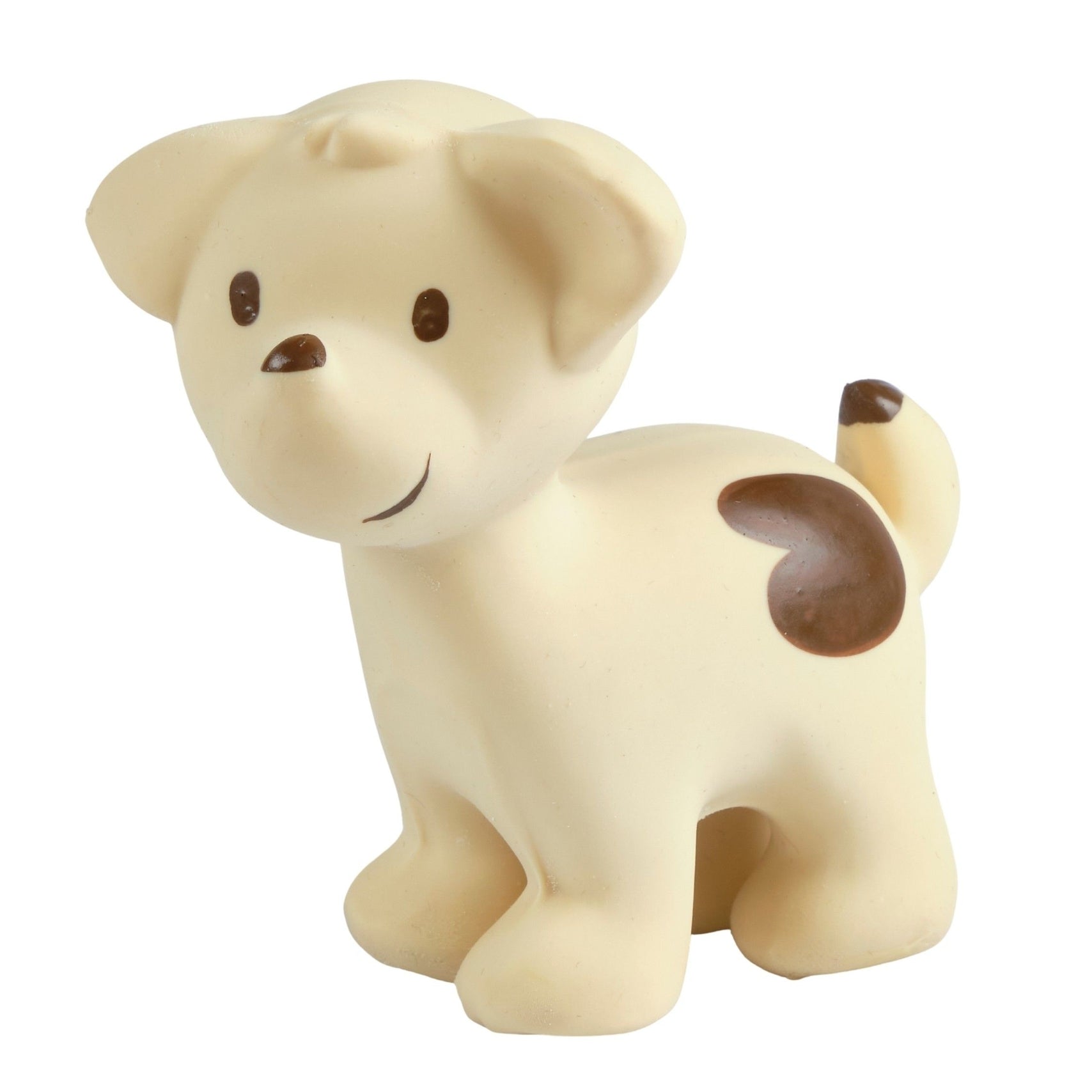 Puppy Natural Organic Rubber Teether, Rattle & Bath Toy - Twinkle Twinkle Little One