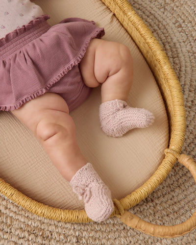 Knit Booties || Lilac - Twinkle Twinkle Little One