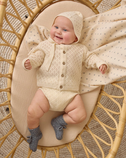 Knit Booties || Ocean - Twinkle Twinkle Little One