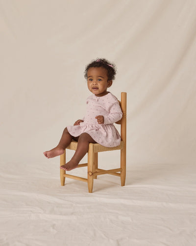 Pointelle Skirted Bodysuit || Lilac Ditsy - Twinkle Twinkle Little One