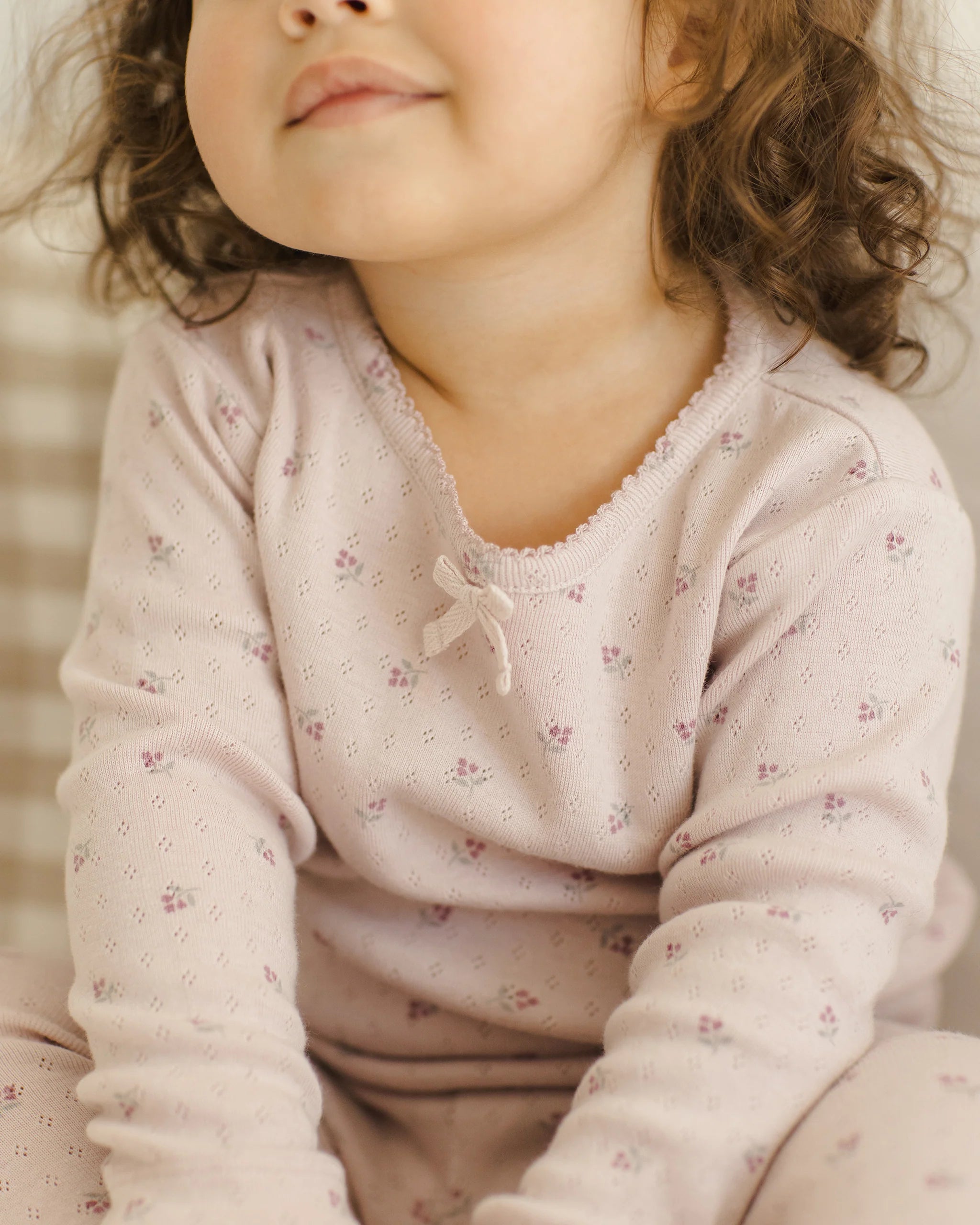 Pointelle Long Sleeve Tee + Legging || Lilac Ditsy - Twinkle Twinkle Little One