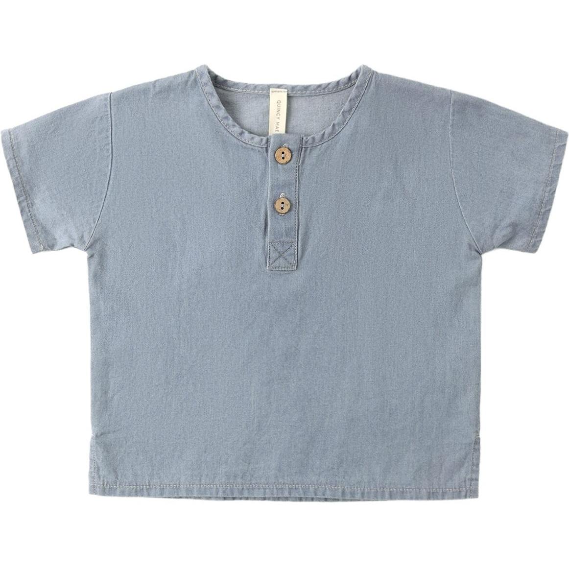 Quincy Mae Henry Top Chambray