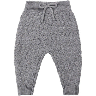 Quincy Mae Knit Sweater & Pant Set || Heathered Slate