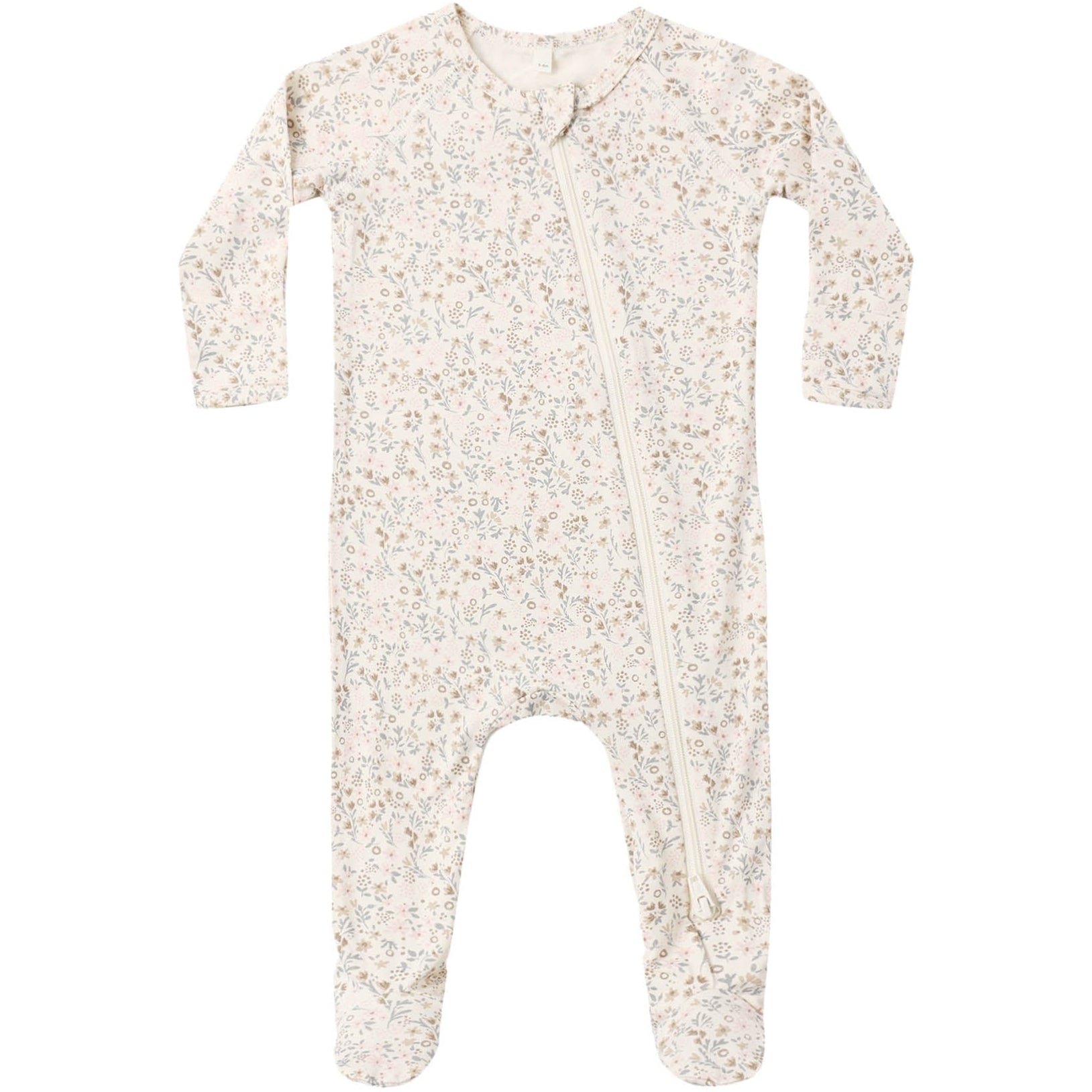 Quincy Mae Bamboo Zip Footie || Bloom