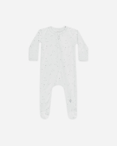 Modal Zip Footie - Stars Fog - Twinkle Twinkle Little One