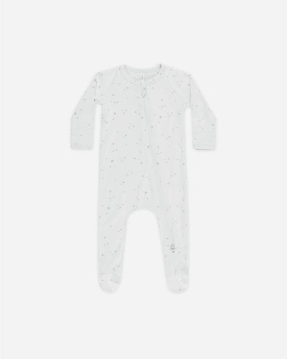 Modal Zip Footie - Stars Fog - Twinkle Twinkle Little One