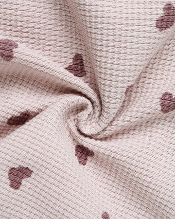Waffle Slouch Set || Hearts - Twinkle Twinkle Little One