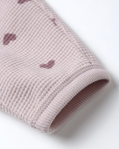 Waffle Slouch Set || Hearts - Twinkle Twinkle Little One