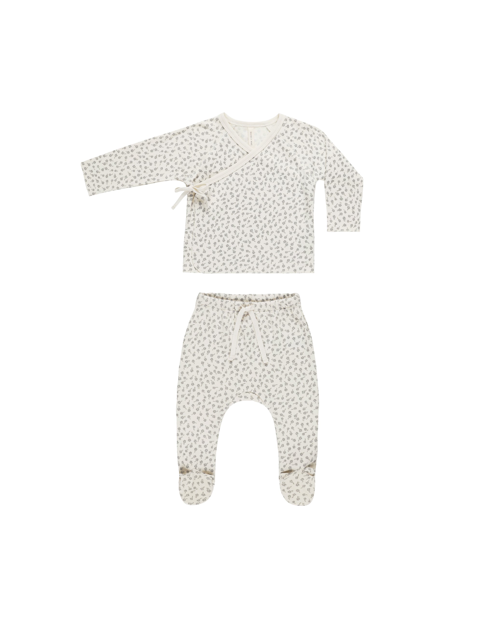 Newborn Scatter Hat, Wrap Top & Pant Set