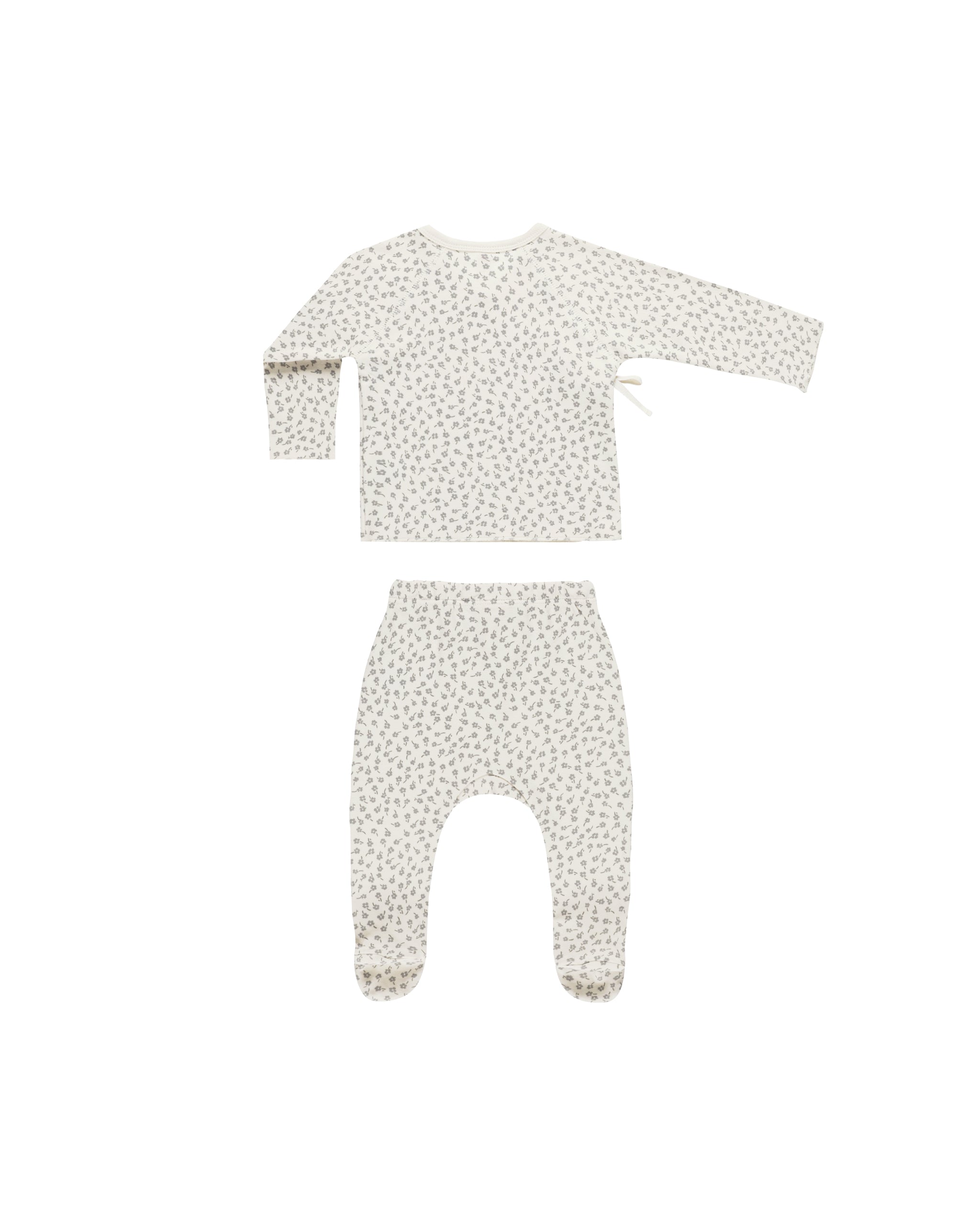 Newborn Scatter Hat, Wrap Top & Pant Set - 0