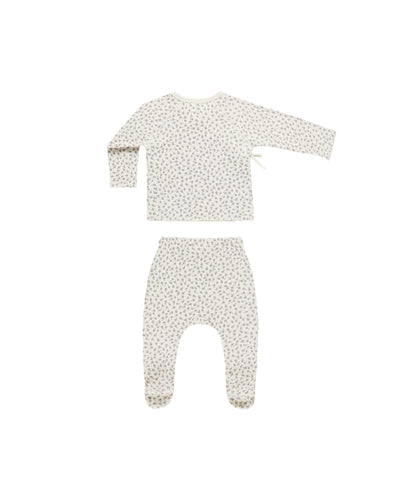 Newborn Scatter Hat, Wrap Top & Pant Set - Twinkle Twinkle Little One
