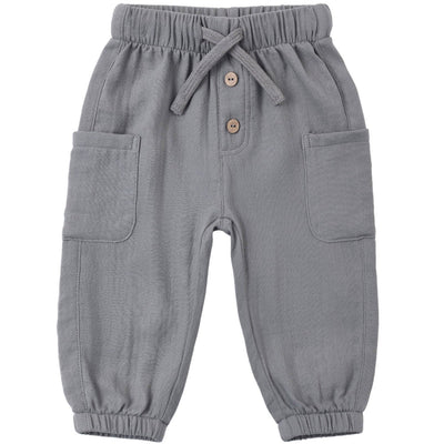 Quincy Mae Rex Stripe Sweater & Luca Pant || Slate