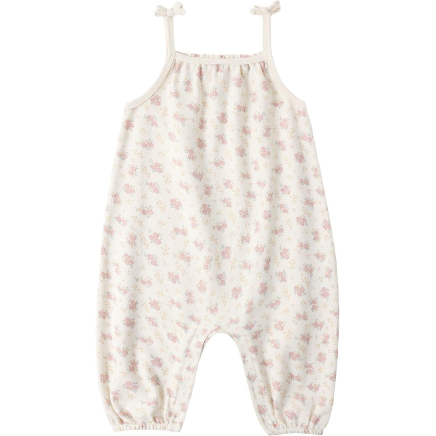 Quincy Mae Smocked Jumpsuit Flower Field
