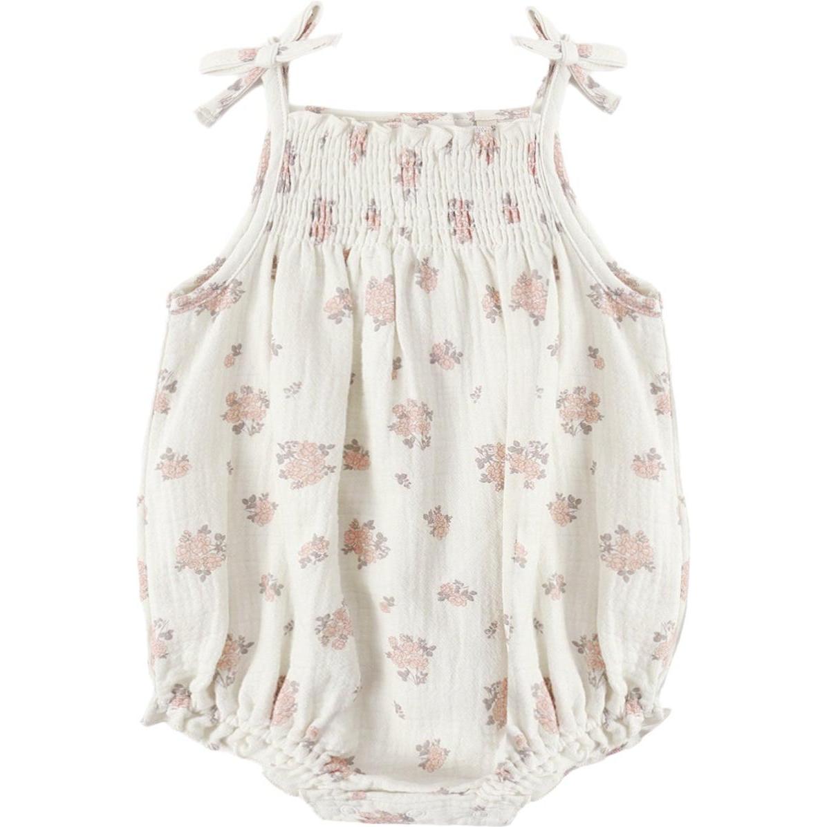 Quincy Mae Betty Romper Garden Rose