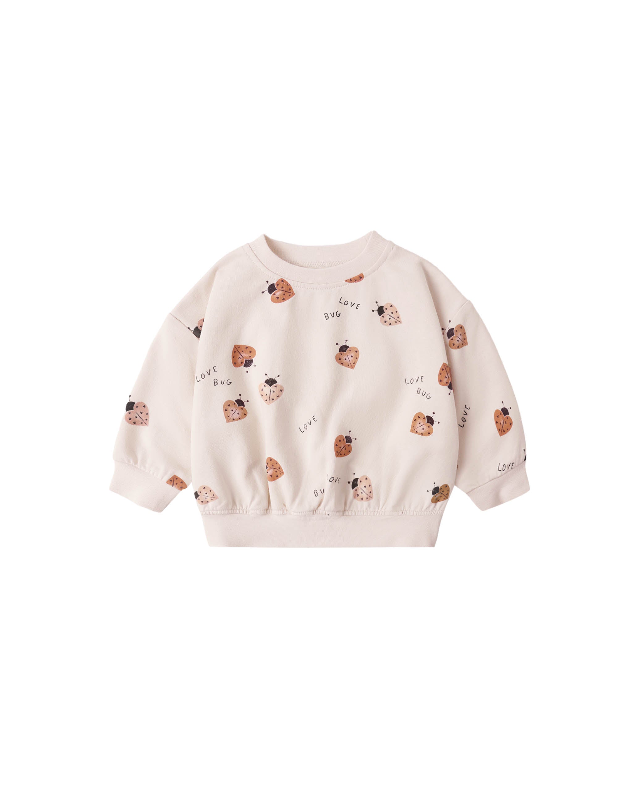 Children's sweater with bear prints on a white background