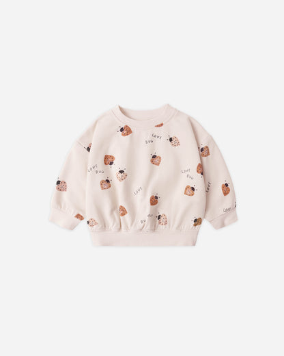 Children's sweatshirt with bear prints on a white background