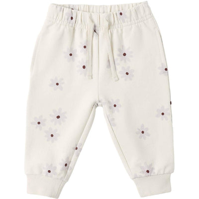 Quincy Mae Ruffle Fleece Sweatshirt & Relaxed Sweatpant || Blue Daisy