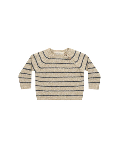 Ace Knit Sweater & Knit Pant Set - Indigo Stripe - Twinkle Twinkle Little One