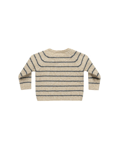 Ace Knit Sweater & Knit Pant Set - Indigo Stripe - Twinkle Twinkle Little One
