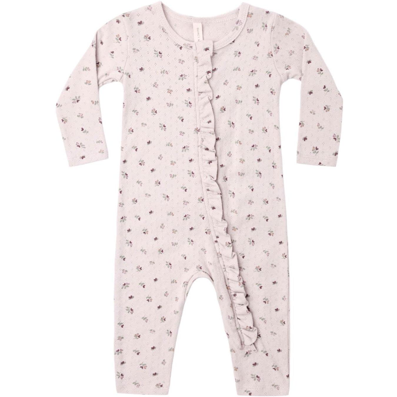 Quincy Mae Ruffle Jumpsuit || Heart Ditsy