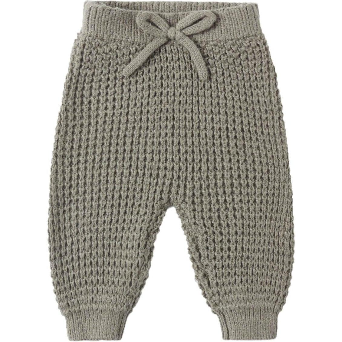 Quincy Mae Chunky Knit Pant || Spruce