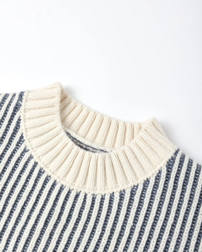 Relaxed Knit Sweater & Chunky Knit Pant || Ocean - Twinkle Twinkle Little One