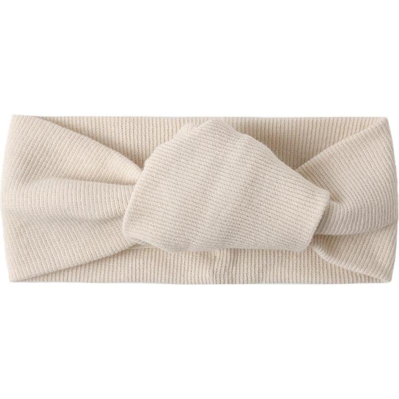 Quincy Mae Knotted Headband || Ecru