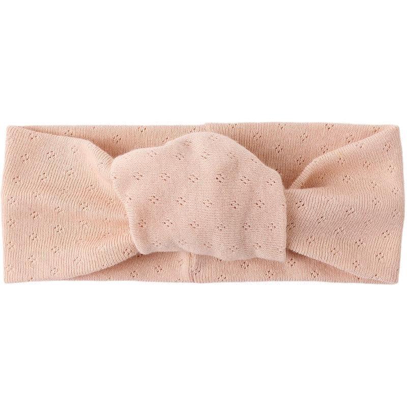 Quincy Mae Pointelle Knotted Headband Melon
