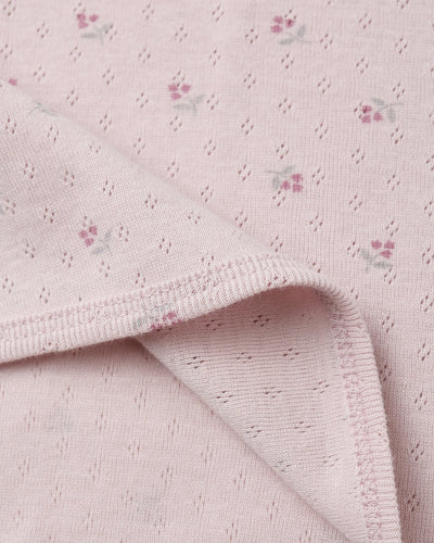 Pointelle Baby Blanket || Lilac Ditsy - Twinkle Twinkle Little One