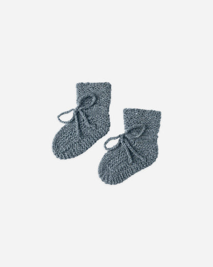 Knit Booties || Ocean - Twinkle Twinkle Little One