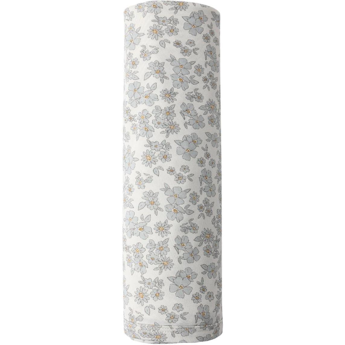 Quincy Mae Bamboo Swaddle || Blue Floral