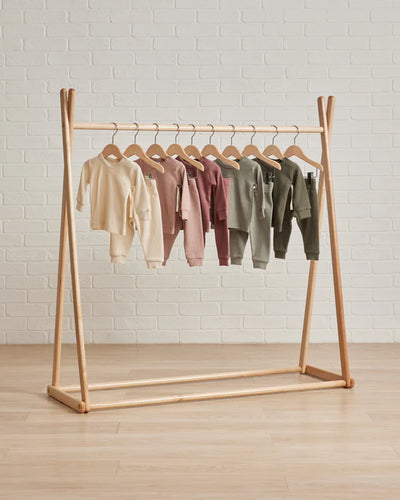 Mauve Waffle Top + Pant Set - Twinkle Twinkle Little One