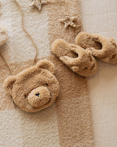 Limited Edition Bear Slippers - Gold - Twinkle Twinkle Little One