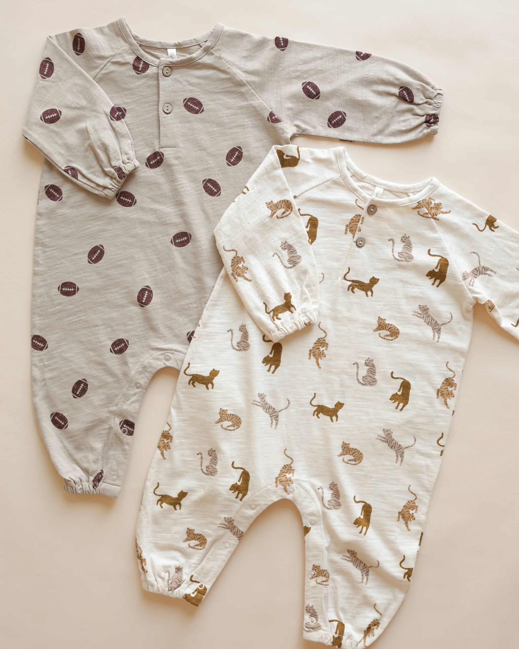 Raglan Jumpsuit || Football - Twinkle Twinkle Little One