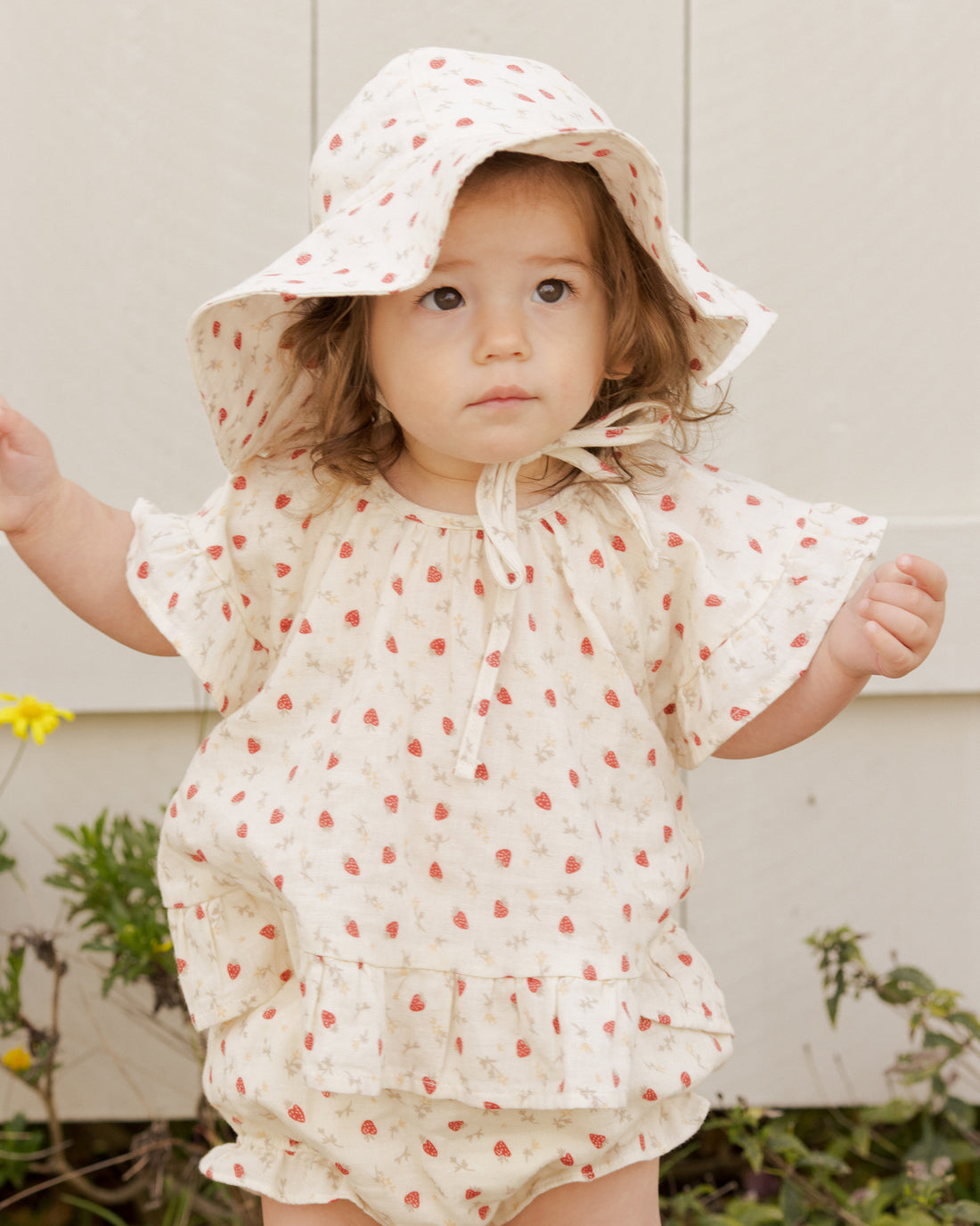 Floppy Sun Hat - Strawberry Fields - Twinkle Twinkle Little One