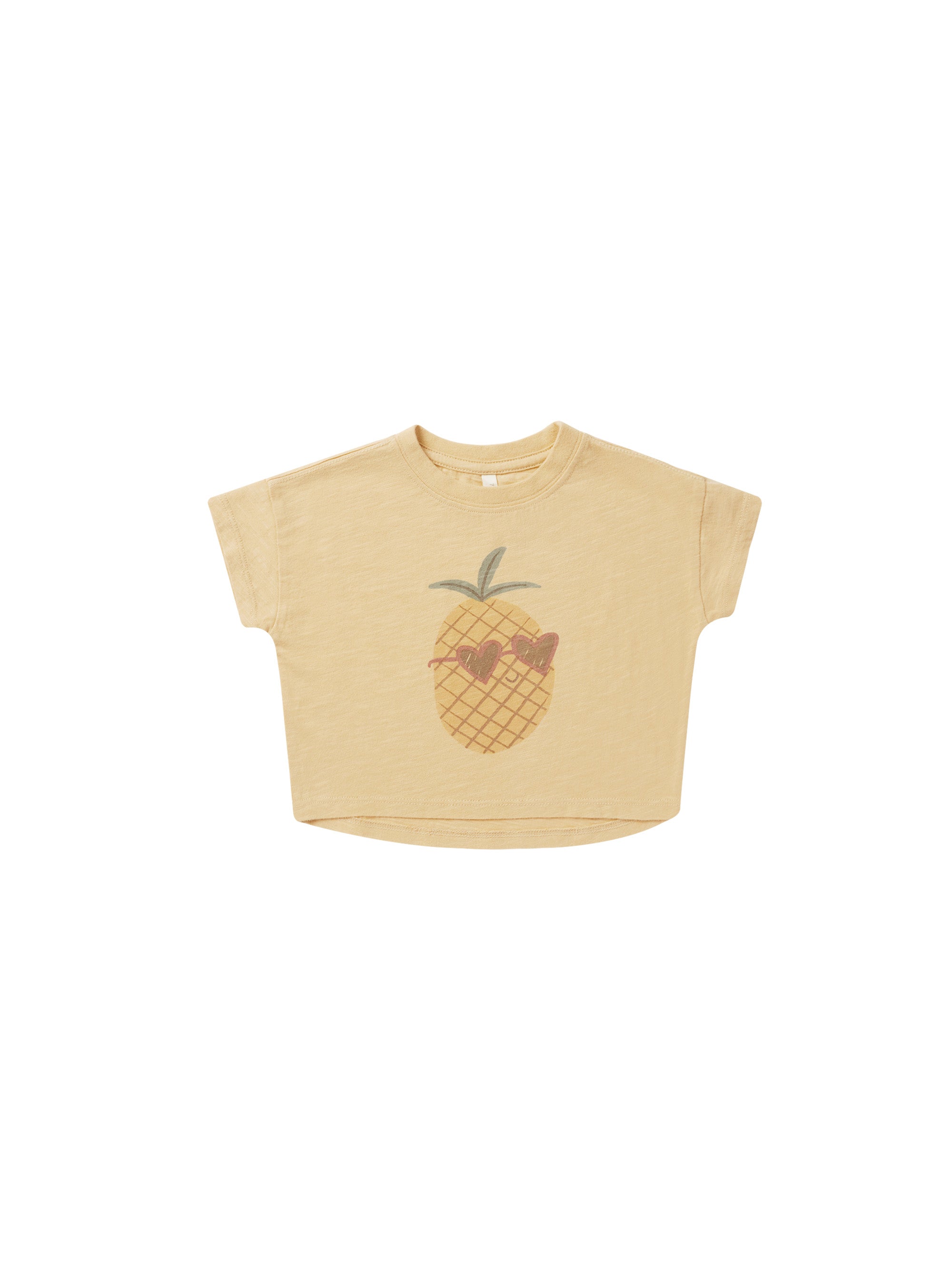 Boxy Tee - Pineapple - Twinkle Twinkle Little One
