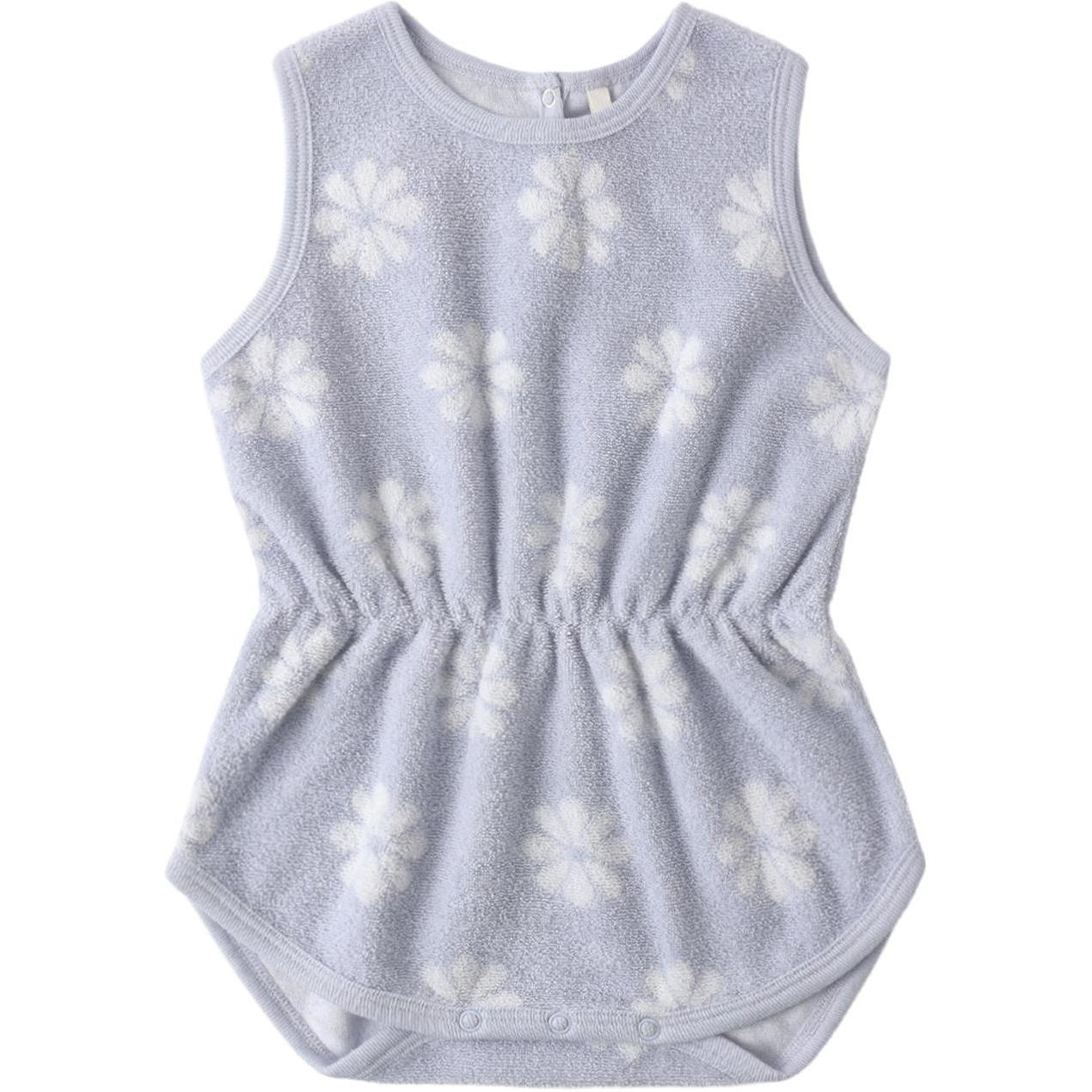 Rylee + Cru Cinch Playsuit Periwinkle Daisy