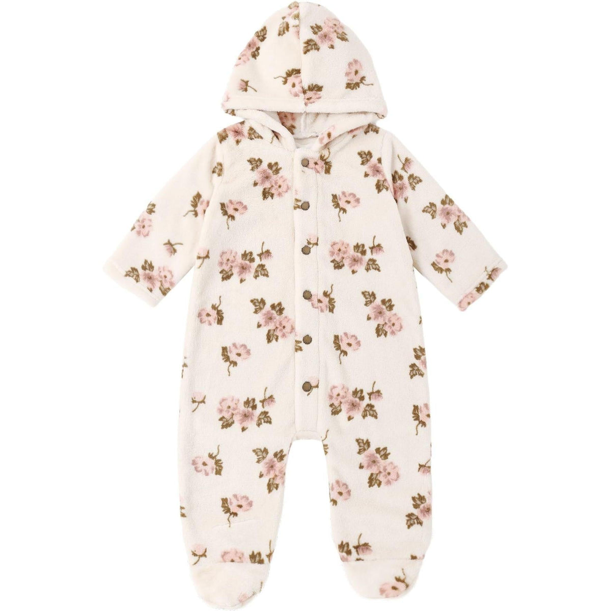 Rylee + Cru Fleece Jumpsuit || Rose Garden