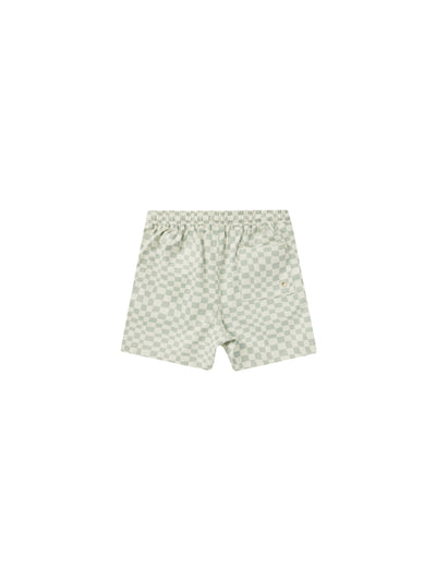 Boardshort - Seafoam Check - Twinkle Twinkle Little One