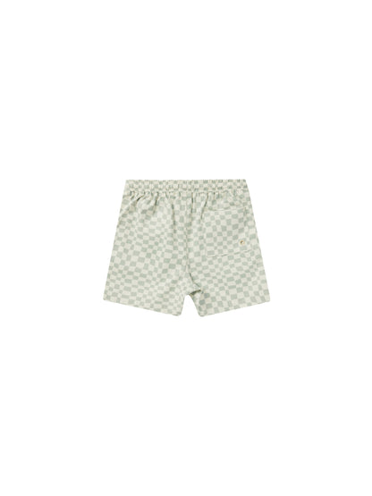 Boardshort - Seafoam Check - Twinkle Twinkle Little One