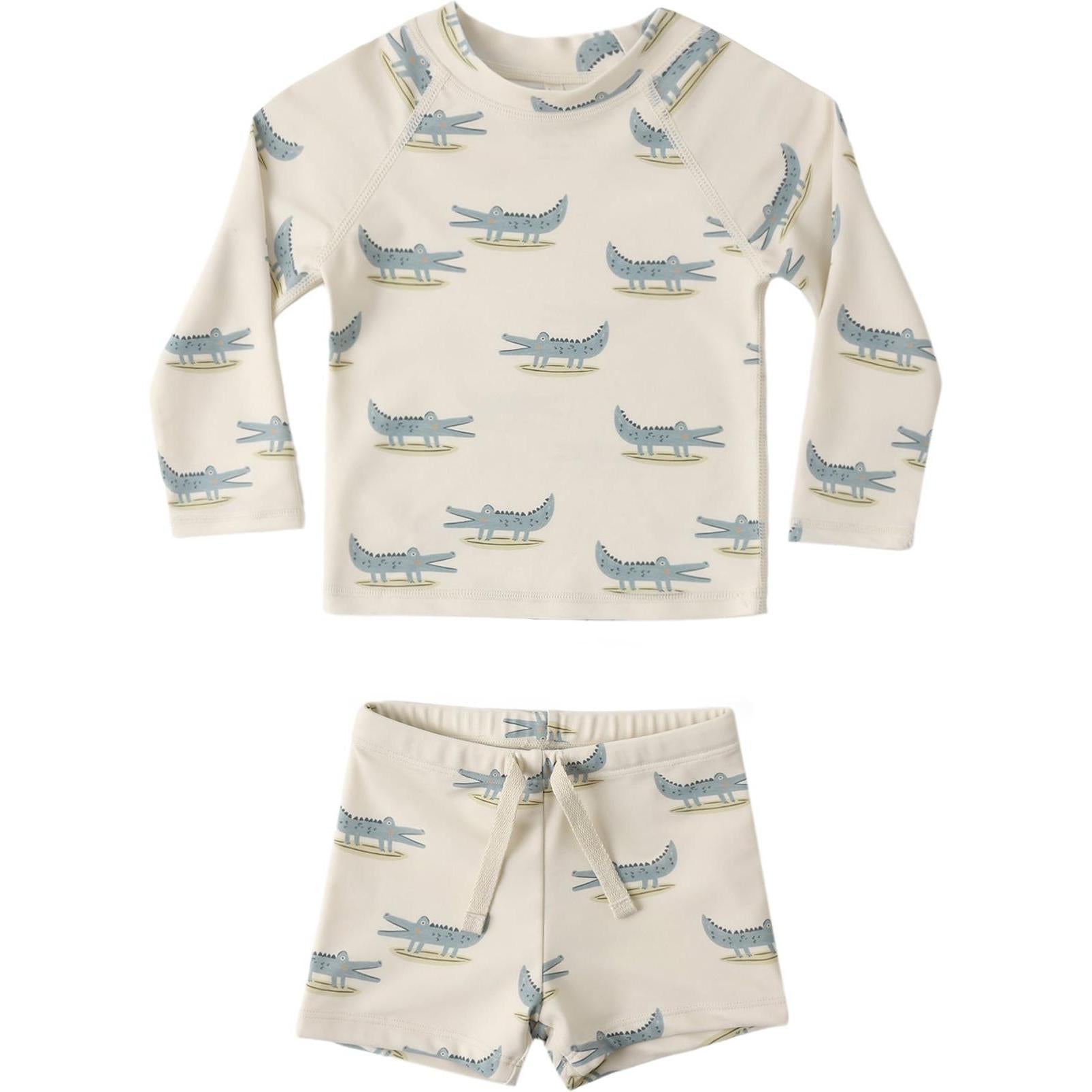 Rylee + Cru Boys Rashguard Set || Alligators