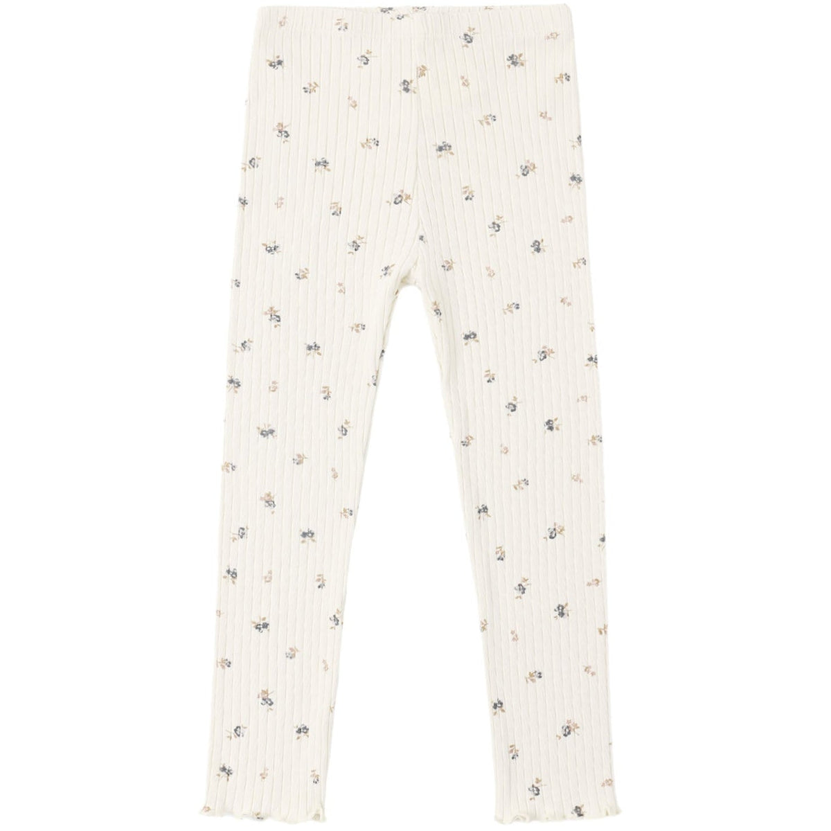 Rylee + Cru Ruffle Collar Bodysuit & Legging Set || Natural Ditsy
