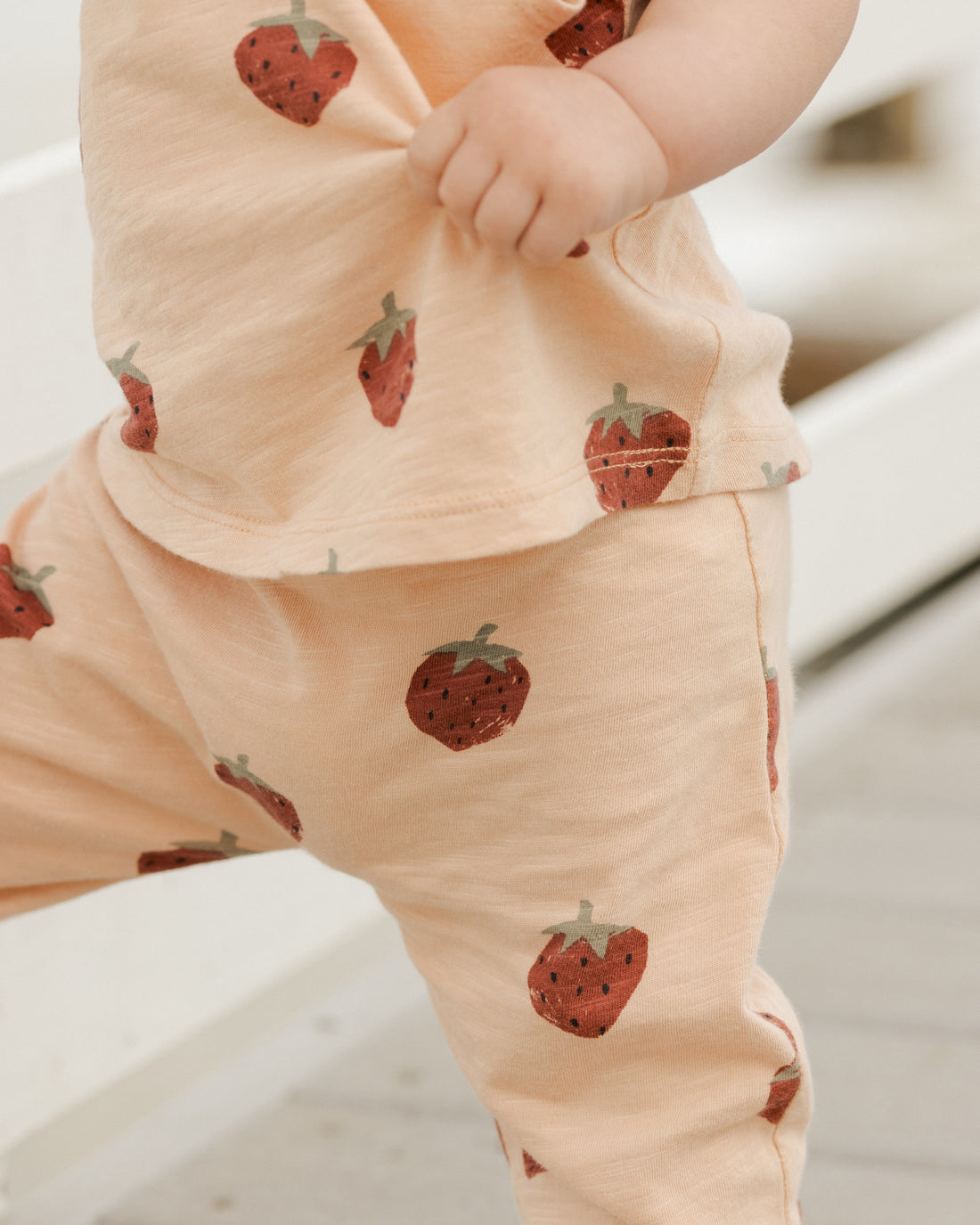 Tank + Slouch Pant Set - Strawberries - Twinkle Twinkle Little One