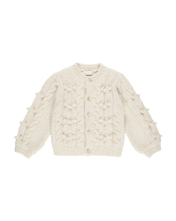 Bobble Cardigan || Natural - Twinkle Twinkle Little One