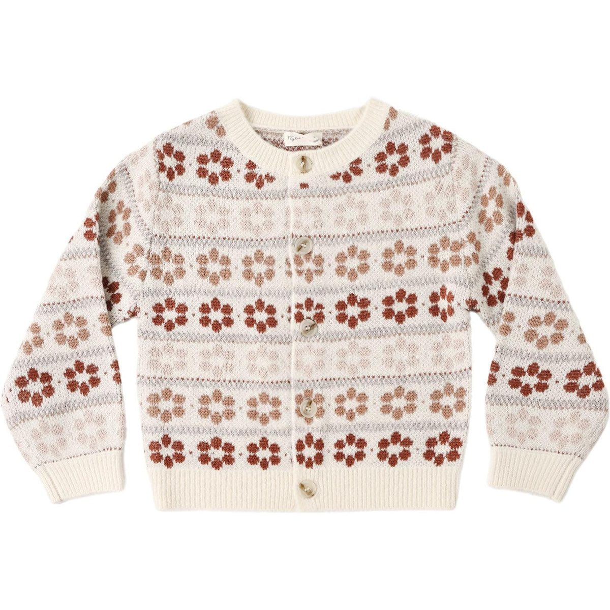 Rylee + Cru Cheyenne Cardigan || Flower Fair Isle