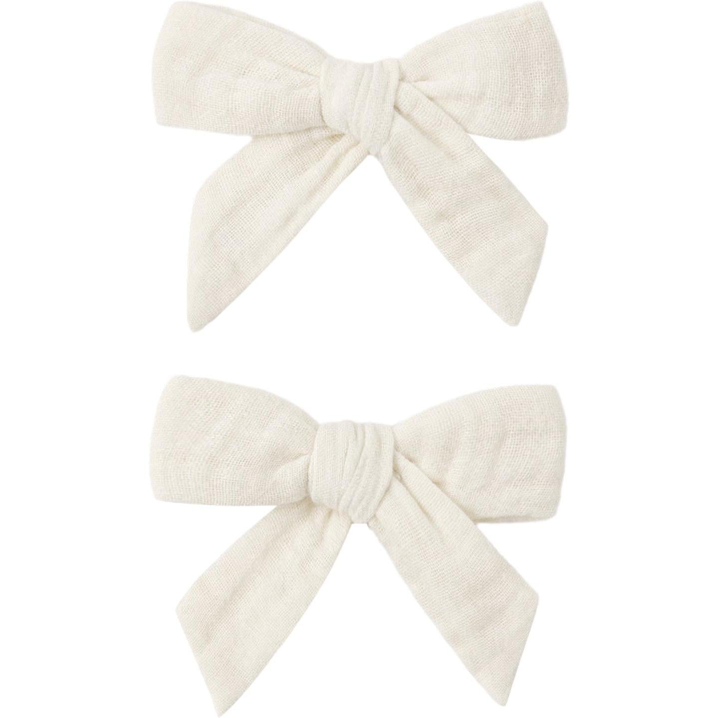 Rylee + Cru Bows, Set Of 2 || Natural