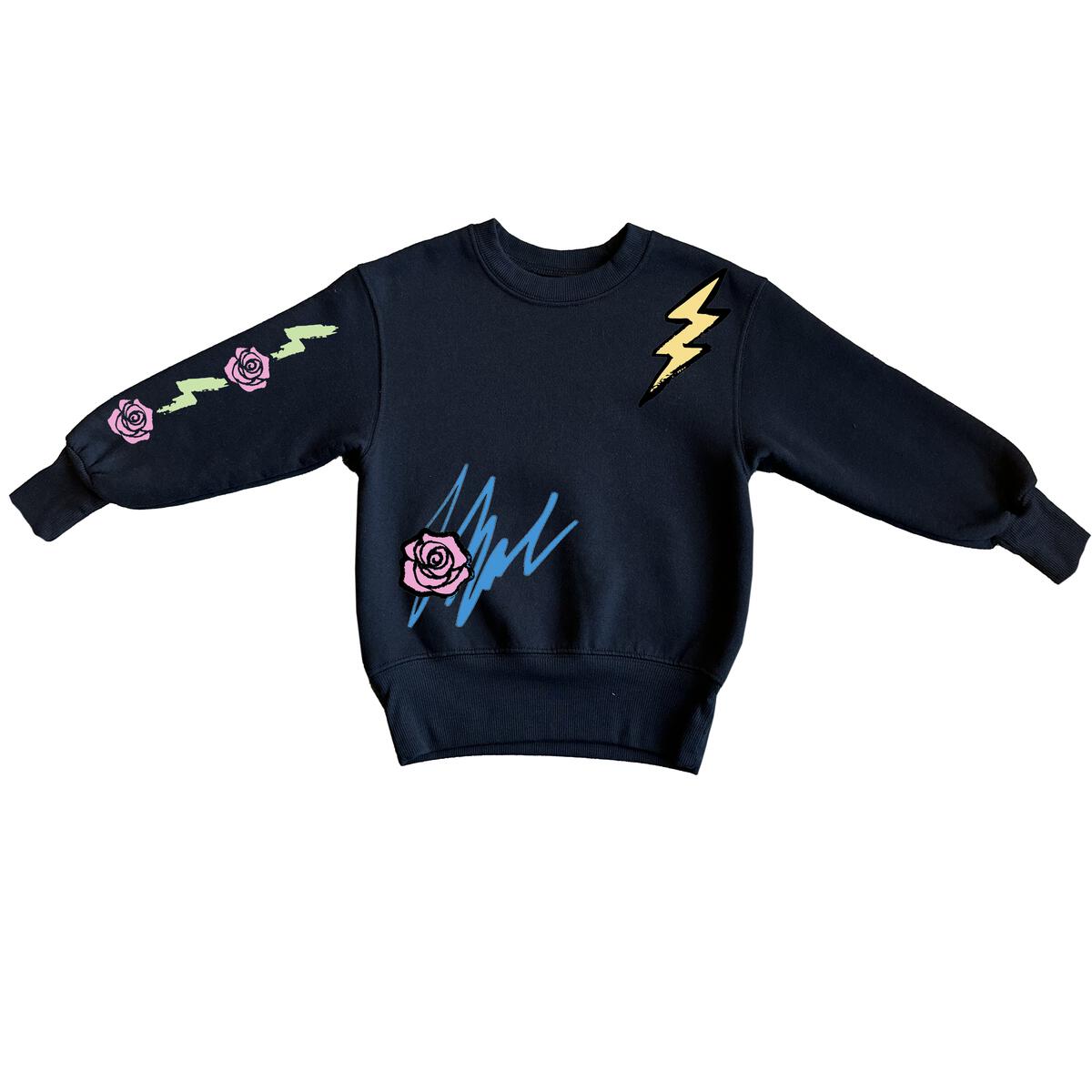 Rowdy Sprout Rolling Stones Crew Sweatshirt - Twinkle Twinkle Little One