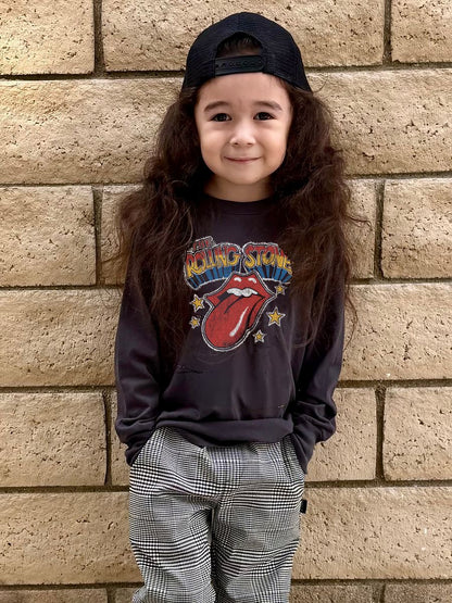 Rolling Stones Tongue Long Sleeve Tee - Twinkle Twinkle Little One