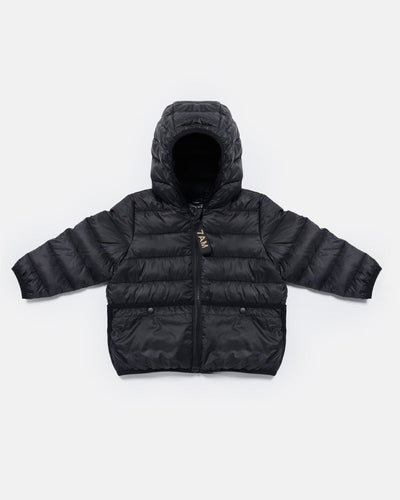 Roll Me Up Puffer-Black - Twinkle Twinkle Little One